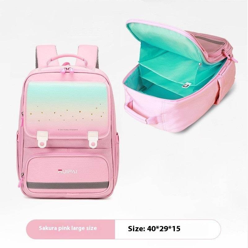 Primary School Student Schoolbag Burden Reduction Spine Protection - Velora