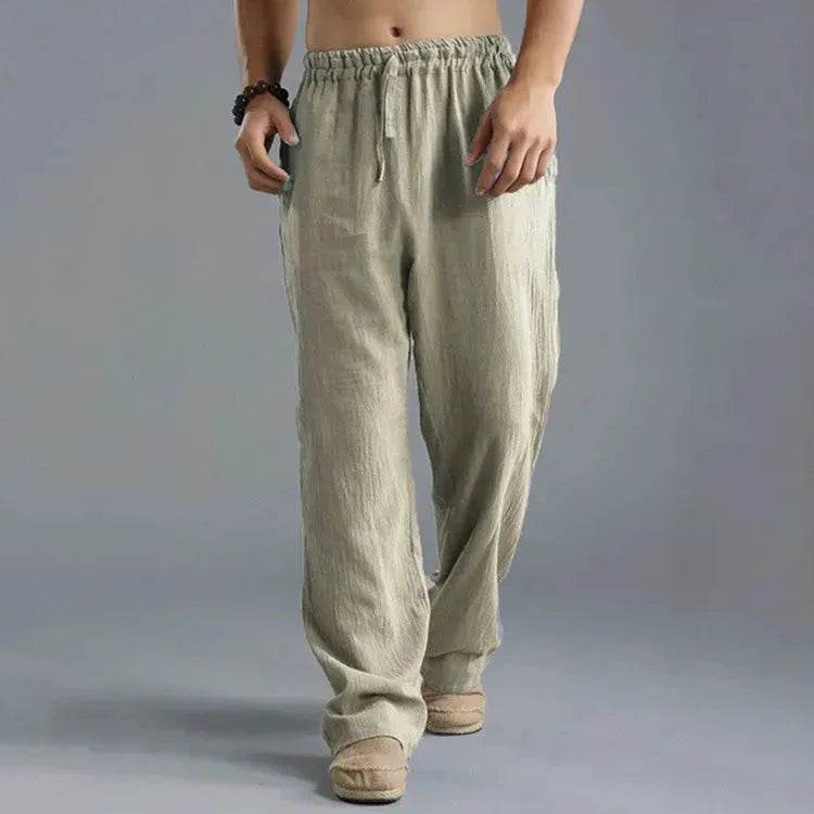Linen Pants for Men Loose Fit Casual Classic Summer. - Velora