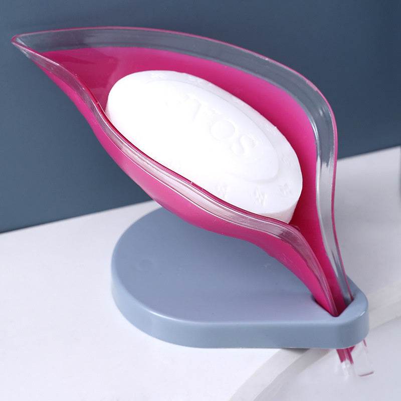 Soap Holder Sink Sponge Drain Box Creative Suction Cup Soap Dish - Velora