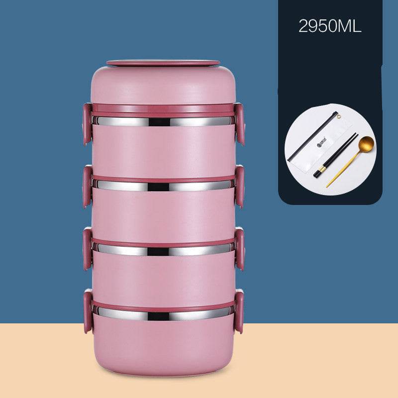 304 Stainless Steel Multi-layer Thermal insulated lunch container - Velora