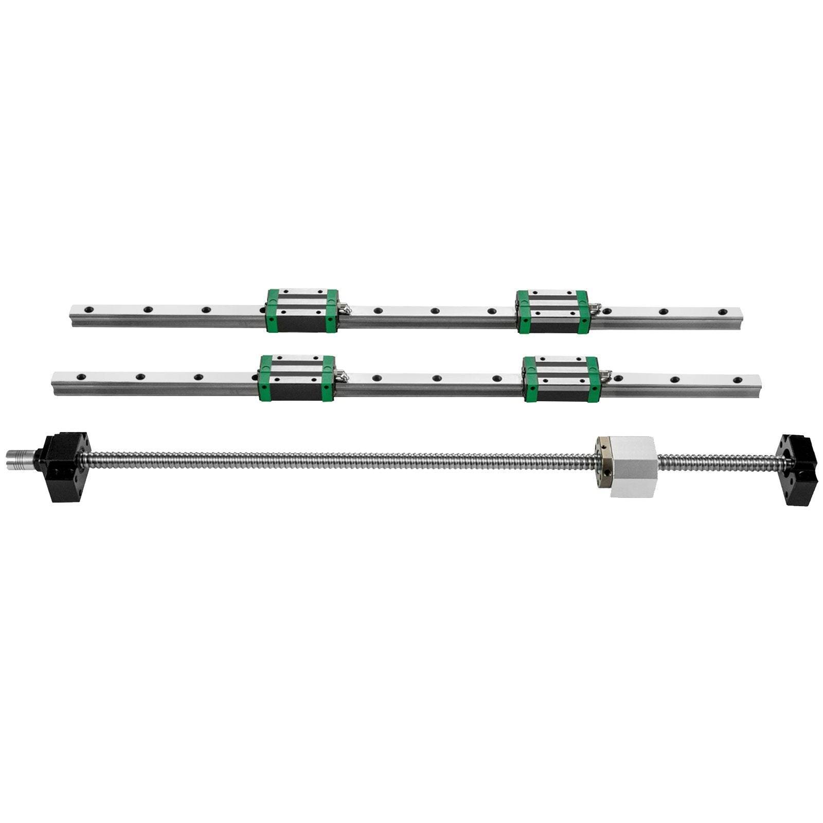 1Pcs RM1605-1000mm Ballscrew With BF12 BK12 Kit, Coupling, Slide Blocks Linear Guide Rail Set For DIY CNC Routers Lathes Mills - Velora