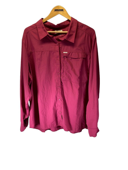 Columbia Silver Ridge Womens 2.0 Long Sleeve Adventure Travel Shirts 3XL - Velora
