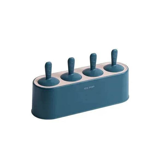 4 Cavities Reusable Silicone Popsicle Mold Maker DIY ice cream mold - Velora