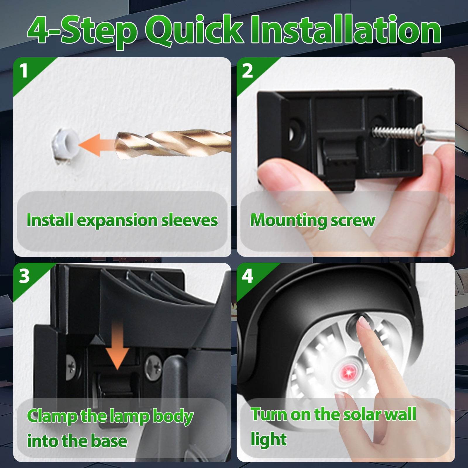 Outdoor Courtyard Human Sensing Solar Light - Velora