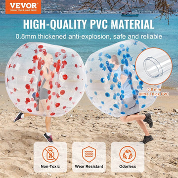 VEVOR Inflatable Bumper Balls Outdoor Play Inflatable Bouncer