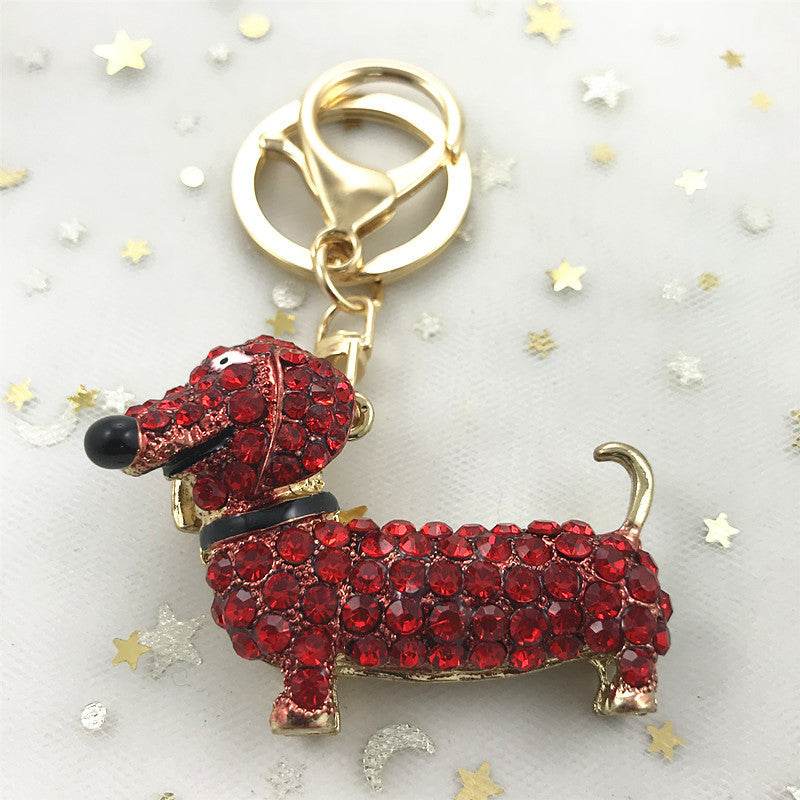 Beautiful Dachshund Keychain - Velora
