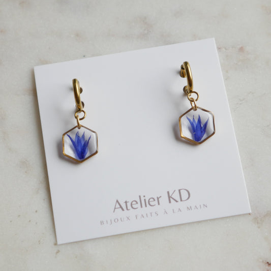 Boucles d'oreilles Lola Blu - hexa(mini) - Velora