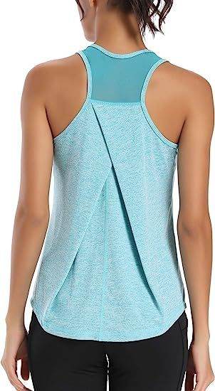 Mesh Yoga Sports Running Vest Sleeveless Workout Tank top women - Velora