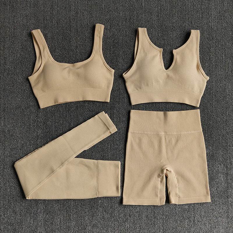6pcs Yoga Workout Outfit set for women Gym clothes - Velora
