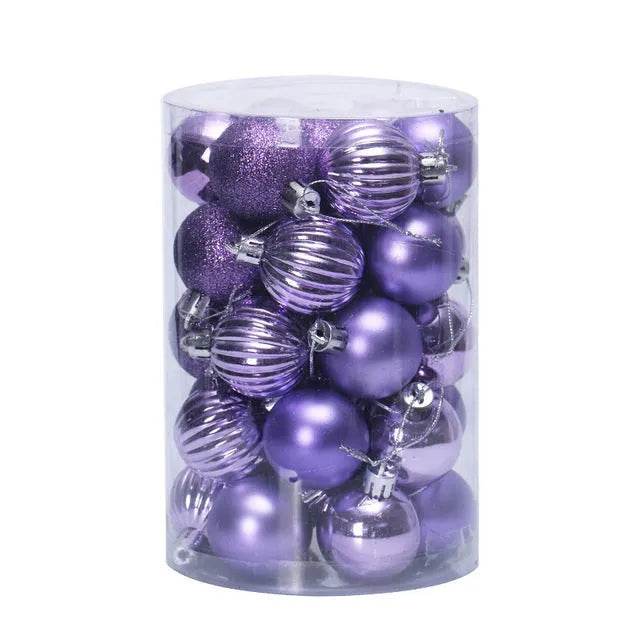 34 Christmas Ball Set 4cm Christmas Ornaments - Velora