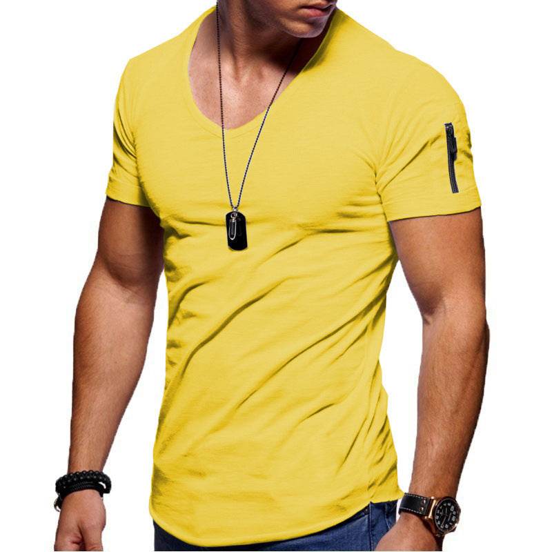 Men's Short Sleeve Cotton Casual Polo T shirt - Velora
