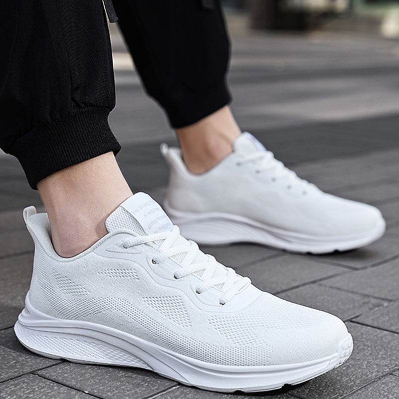 Men's Lace-up Running Shoes Mesh Lightweight Breathable Comfortable Sneakers - Velora