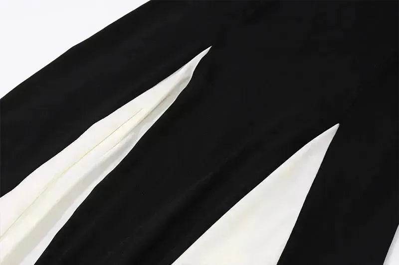 Luxury Women Sleeveless Color Contrast Sling Dress for Wedding Cocktail Evening Party events - Velora