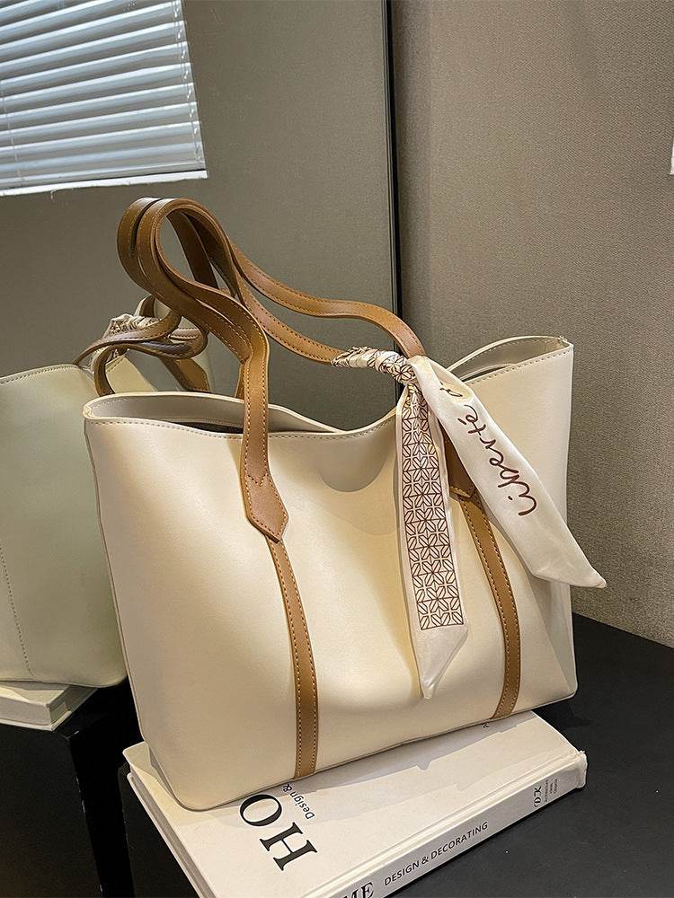 New And Simple Tote Bag Large Capacity Casual Versatile Bucket Fashion Shoulder Large-capacity Crossbody Bag - Velora