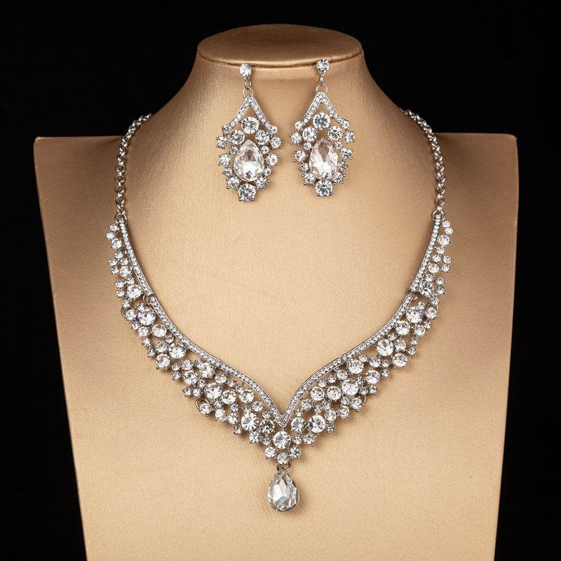 Bridal Crown Wedding Alloy Diamond Crown Fashion Elegant Headdress - Velora