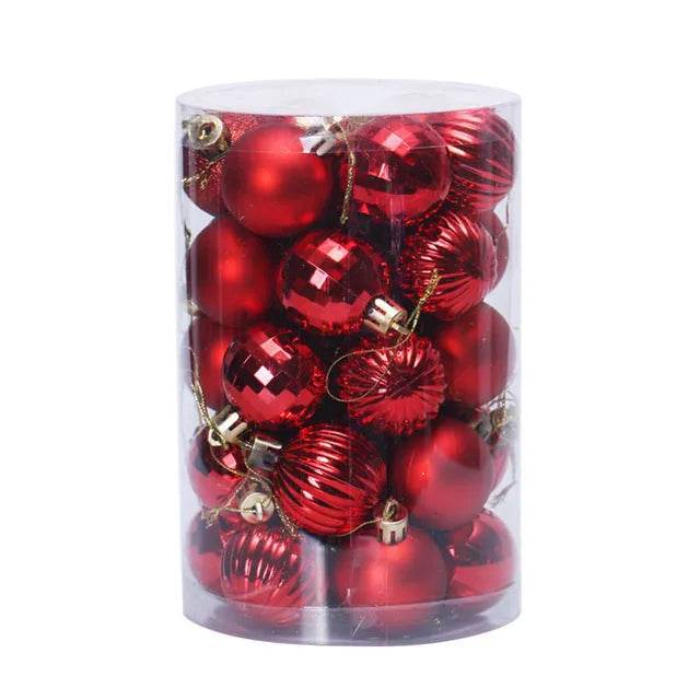 34 Christmas Ball Set 4cm Christmas Ornaments - Velora