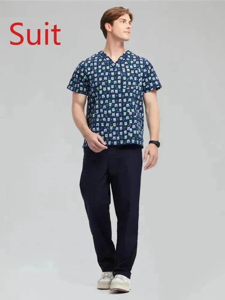 Surgical Gown Disposable Protective Pet Hospital Clothing Nurse Uniform Polyester Cotton - Velora