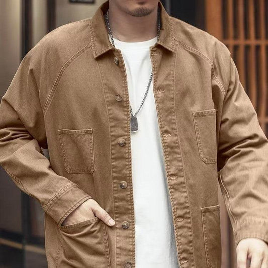 Versatile Casual Denim Jacket For Men Jeans - Velora