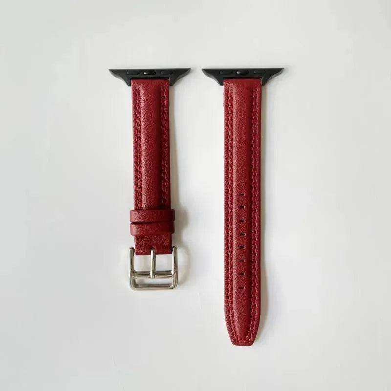 Replaceable Genuine Leather Watch Band Strap for iwatch - Velora