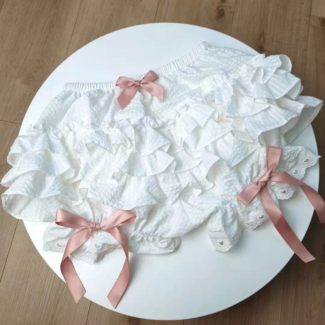 Cake Princess Skirt Mini Multi Layered Pants - Velora