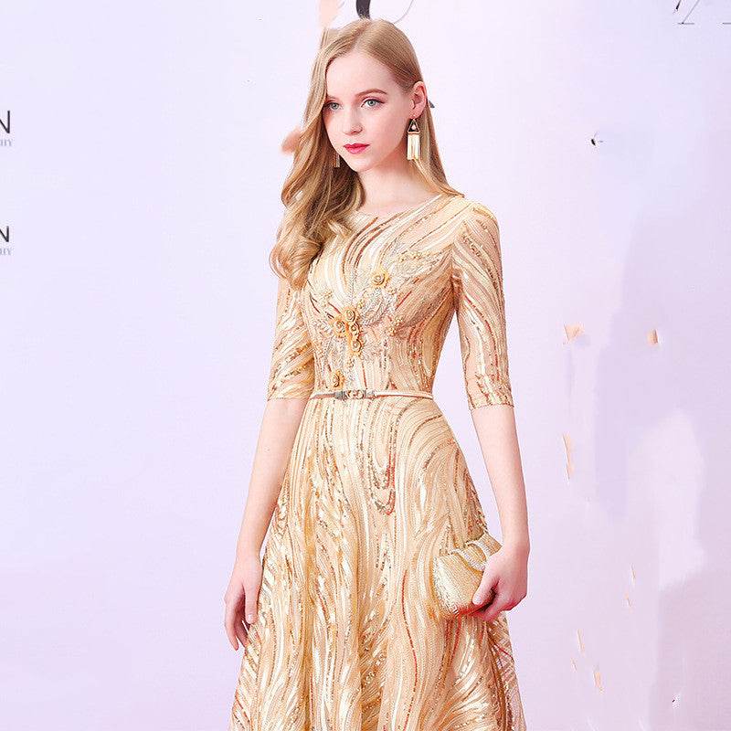 Banquet Elegant And Elegant Dinner Party Host Dress - Velora