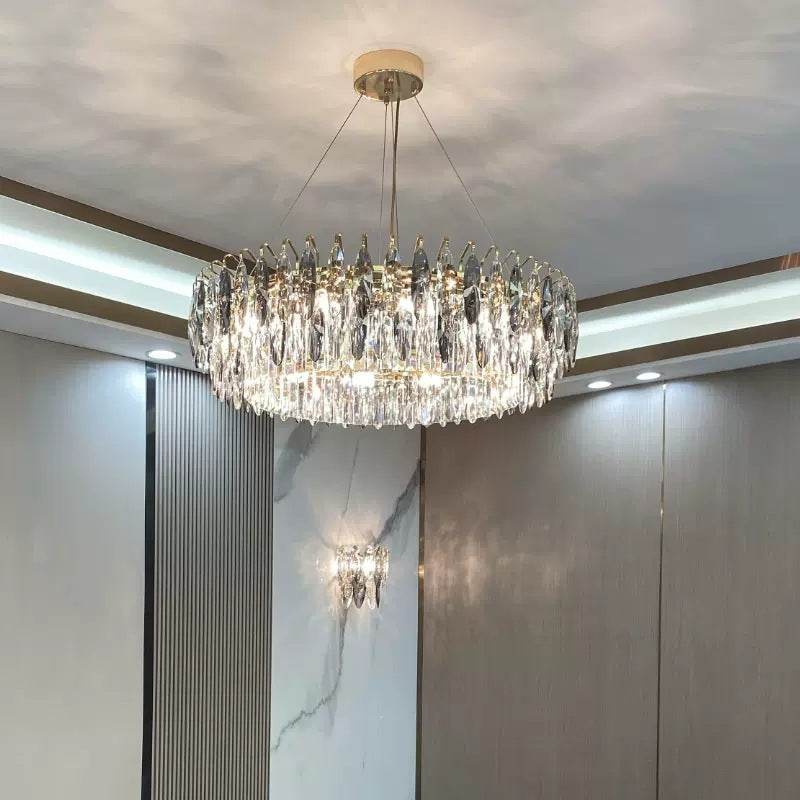 Light Luxury Chandelier Living Room Luxury Crystal Diamond Fashion - Velora