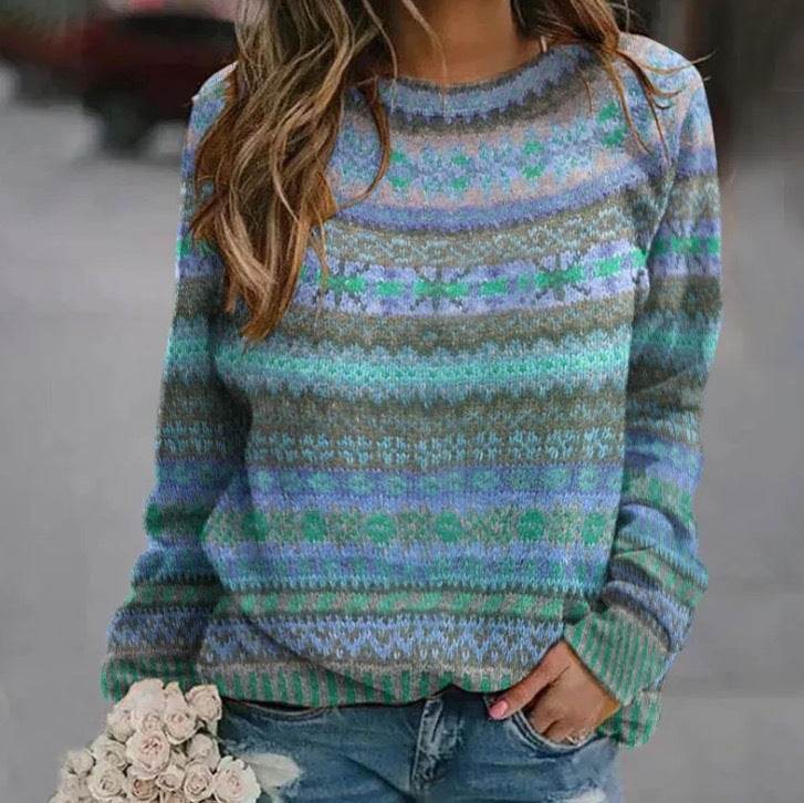 Digital Printed Women's Sweater - Velora