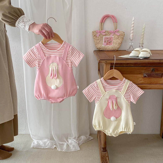 Baby Jumpsuit Fake Two Pieces Onesie - Velora