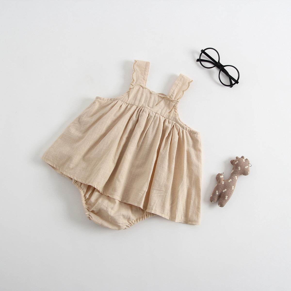 Baby Romper Princess Dress Baby Jumpsuits Dress Suspenders - Velora