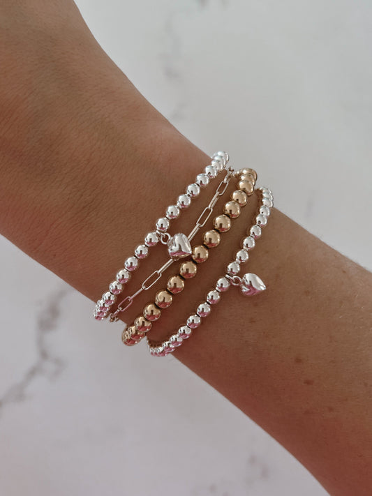 4mm Sterling Silver Amore Bracelet - Velora Luxury Fashion