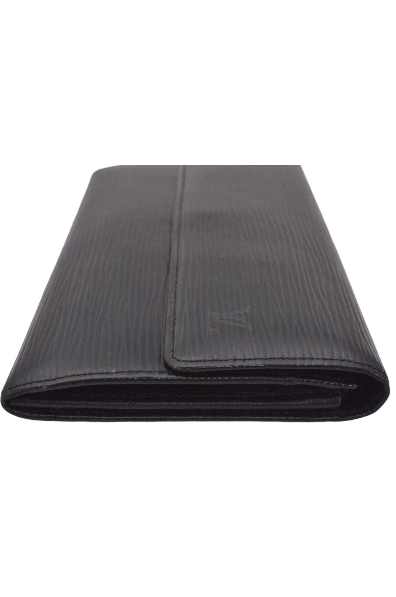 Louis Vuitton Epi Pochette Porte Monnaie Credit Wallet M63572 Black 8020K - Velora