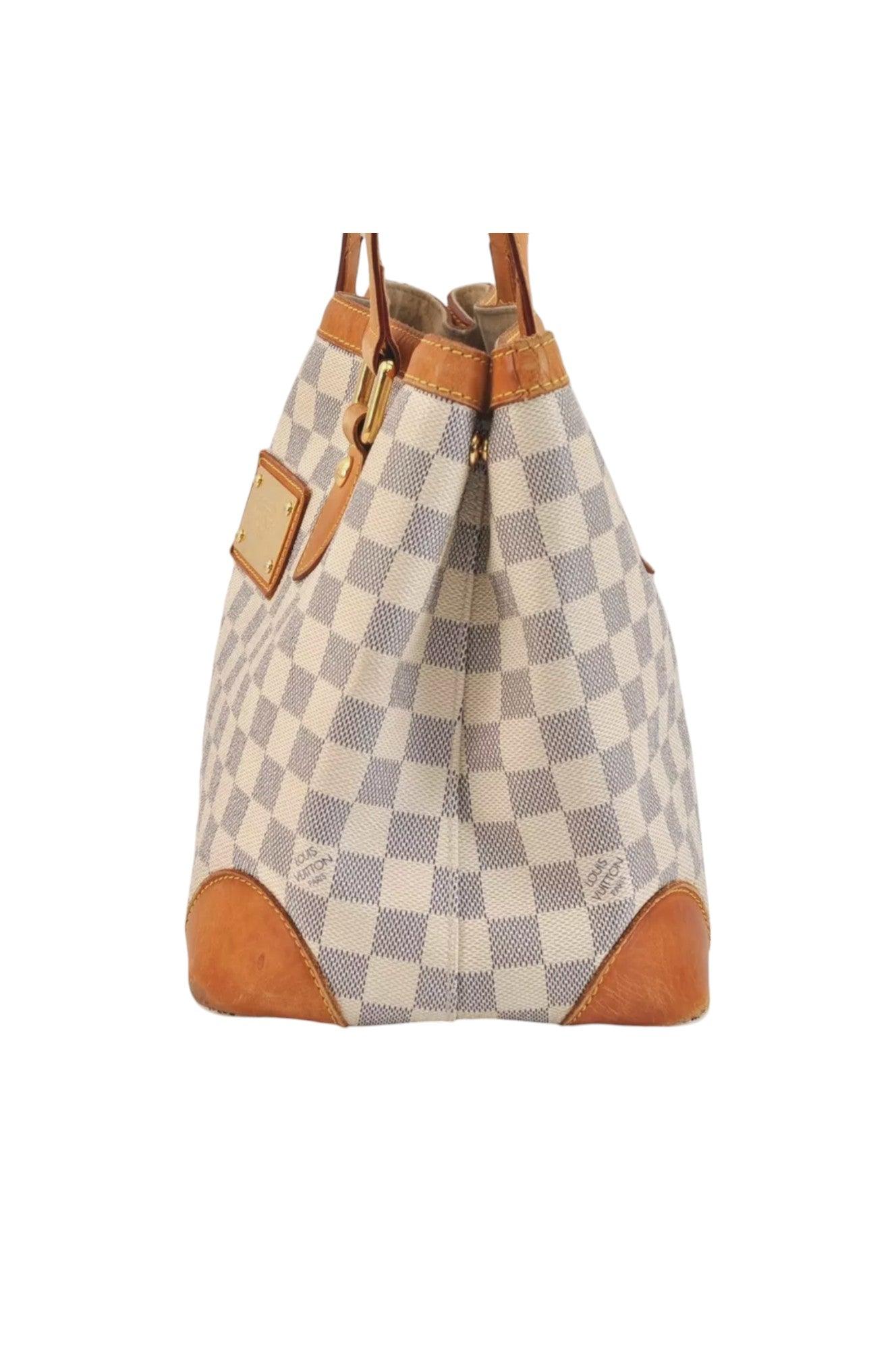 Louis Vuitton Damier Azur Hampstead PM N51207 Shoulder Tote Bag 8127K - Velora