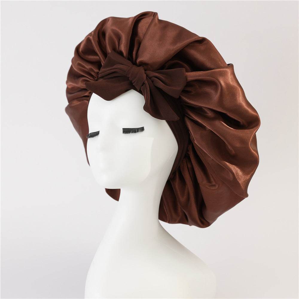 Silk Hair Bonnet For Sleeping Satin bonnet for curly hair - Velora