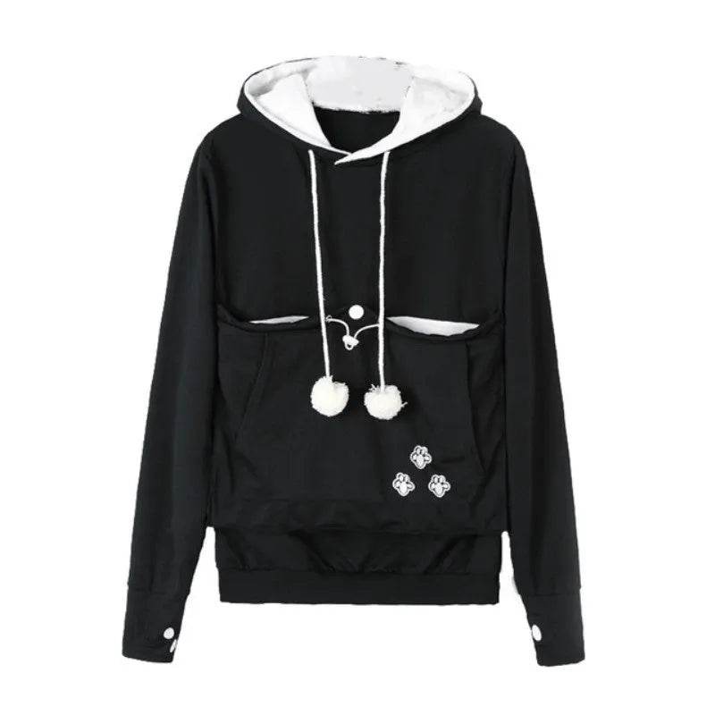 Cat Lovers Unisex Cotton Hoodies - Velora