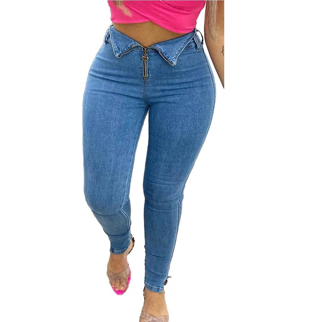 Fashion casual jeans with jeans - Velora
