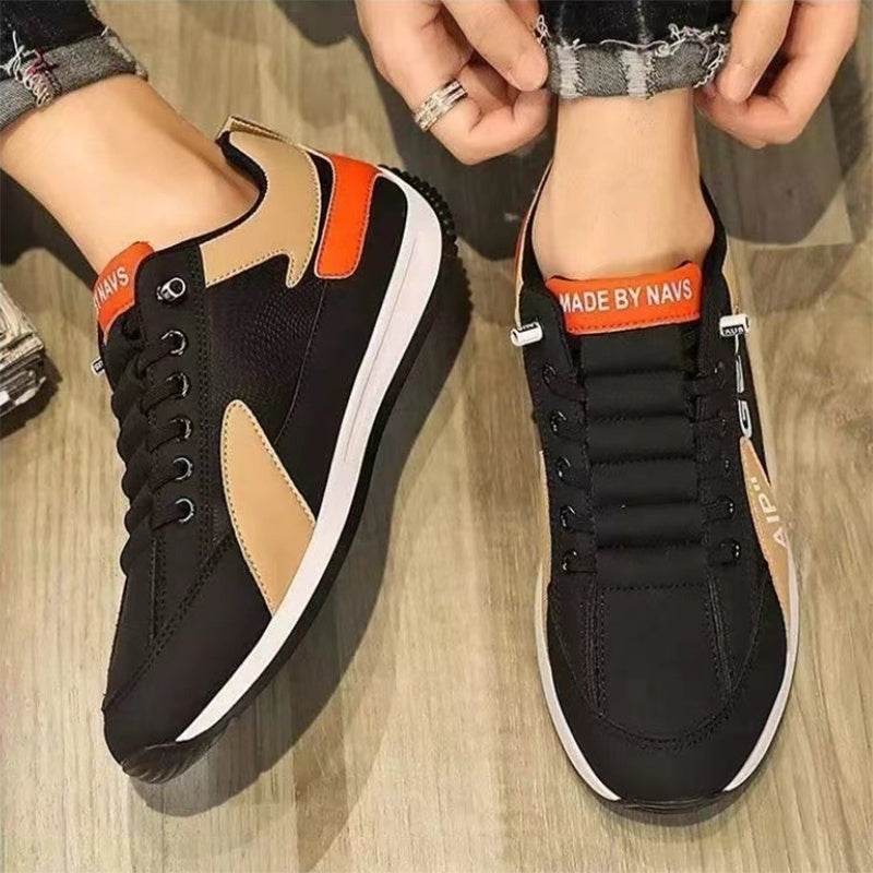 Men Sports Flat Shoes Comfortable Breathable Non-slip Wear-resistant Board Shoes - Velora