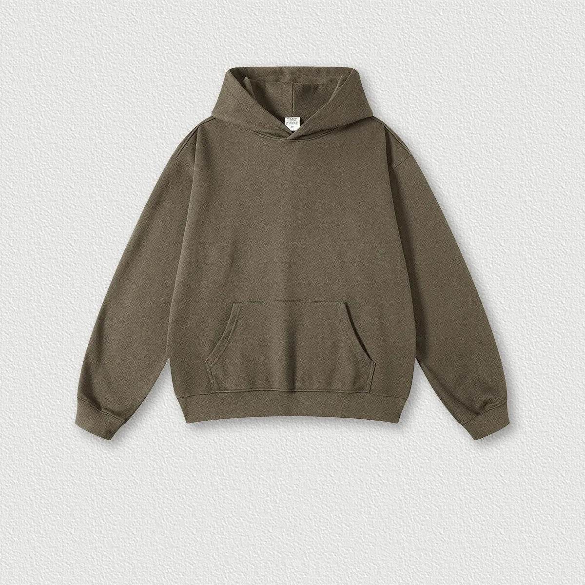 2pcs Men's Cotton American-style Heavy Hoodie Sweatshirt Pullover sweatsuit Outfit set - Velora