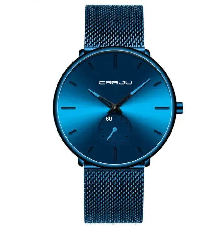 Simple ultra-thin watch round mesh belt watch - Velora