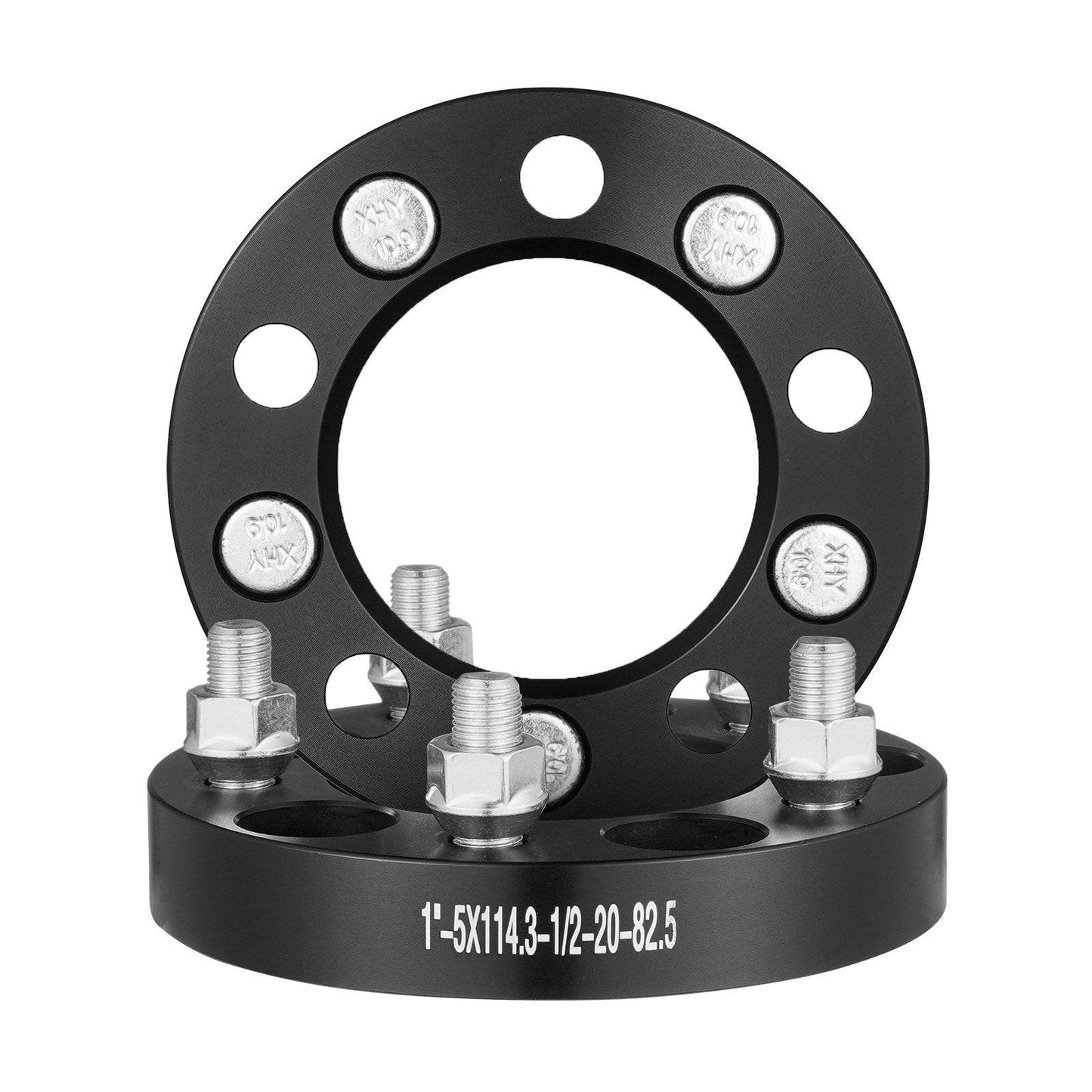 Wheel Spacers Wheel Adapters 5 Lug Forged Spacer 4 PCS Black