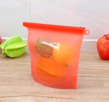 Reusable Silicone food storage bag vacuum sealed bag - Velora