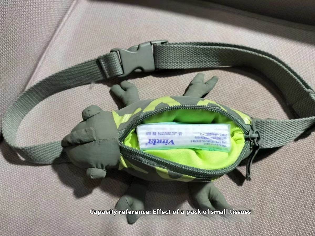 Cartoon Cute Green Lizard Bag Chameleon Children's Bags - Velora