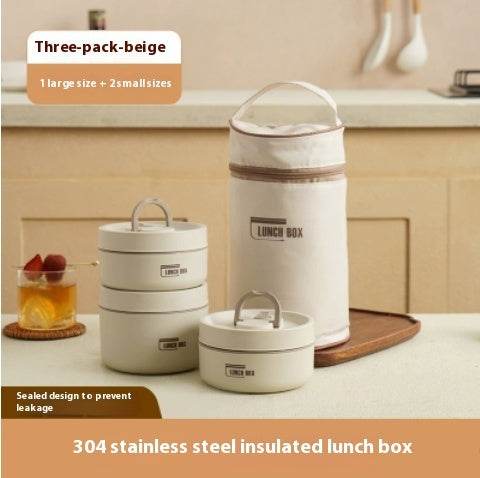 Portable PP 304 Stainless Steel Work Lunch Box - Velora