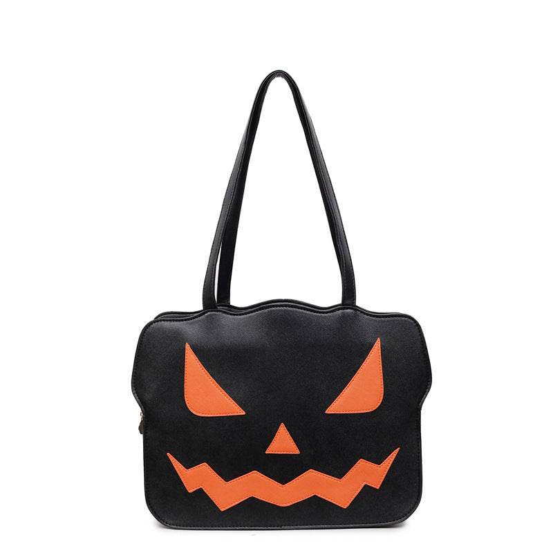 Women's Fashion Halloween Pumpkin Shoulder Messenger Bag - Velora