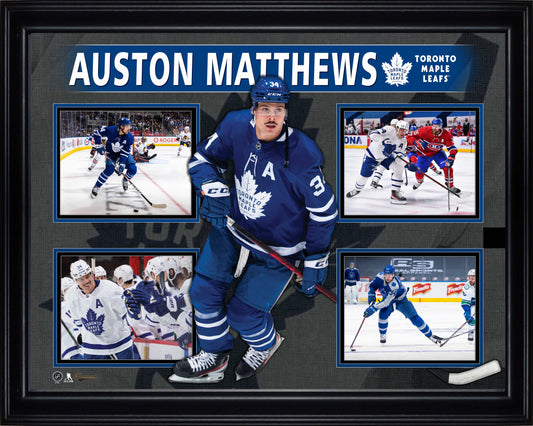Auston Matthews Framed 4 Photo Collage Frameworth Sports Marketing