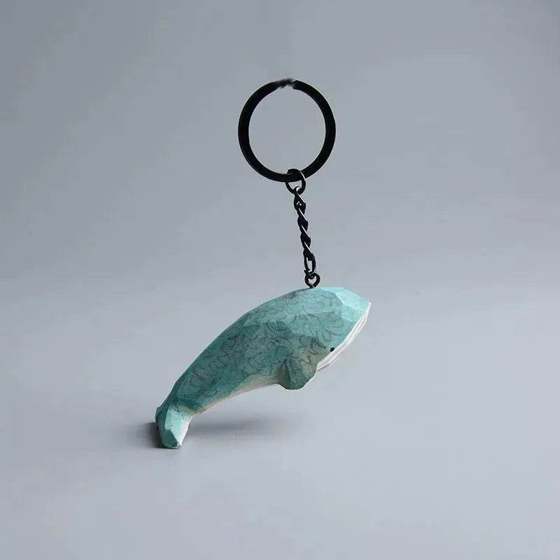 Creative Decorative Hand carved wooden Cat Trinkets Ornaments - Velora