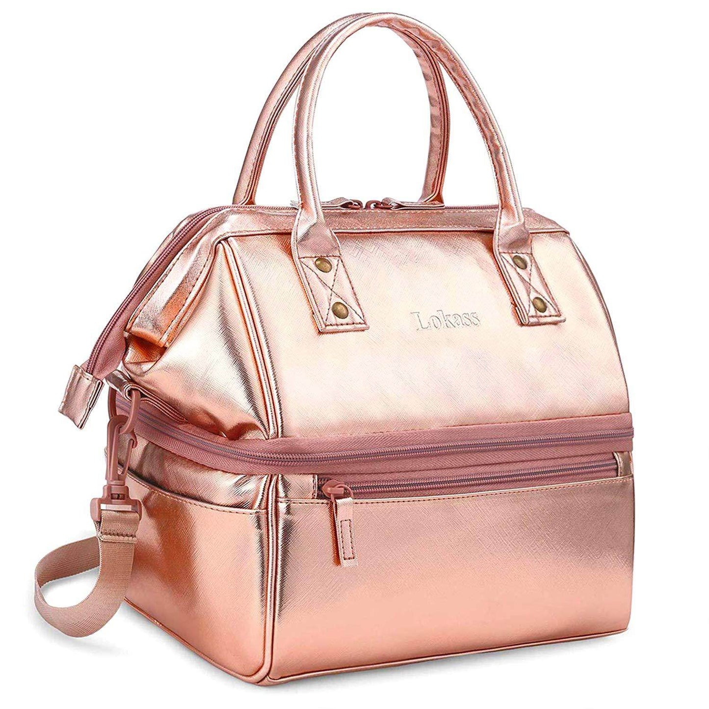 Women Fashion Commute Crossbody Nylon Waterproof Work Lunch Bag - Velora