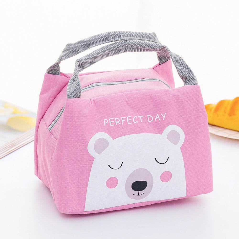 Cute Cartoon Lunch Bag – Insulated for Kids & Students - Velora