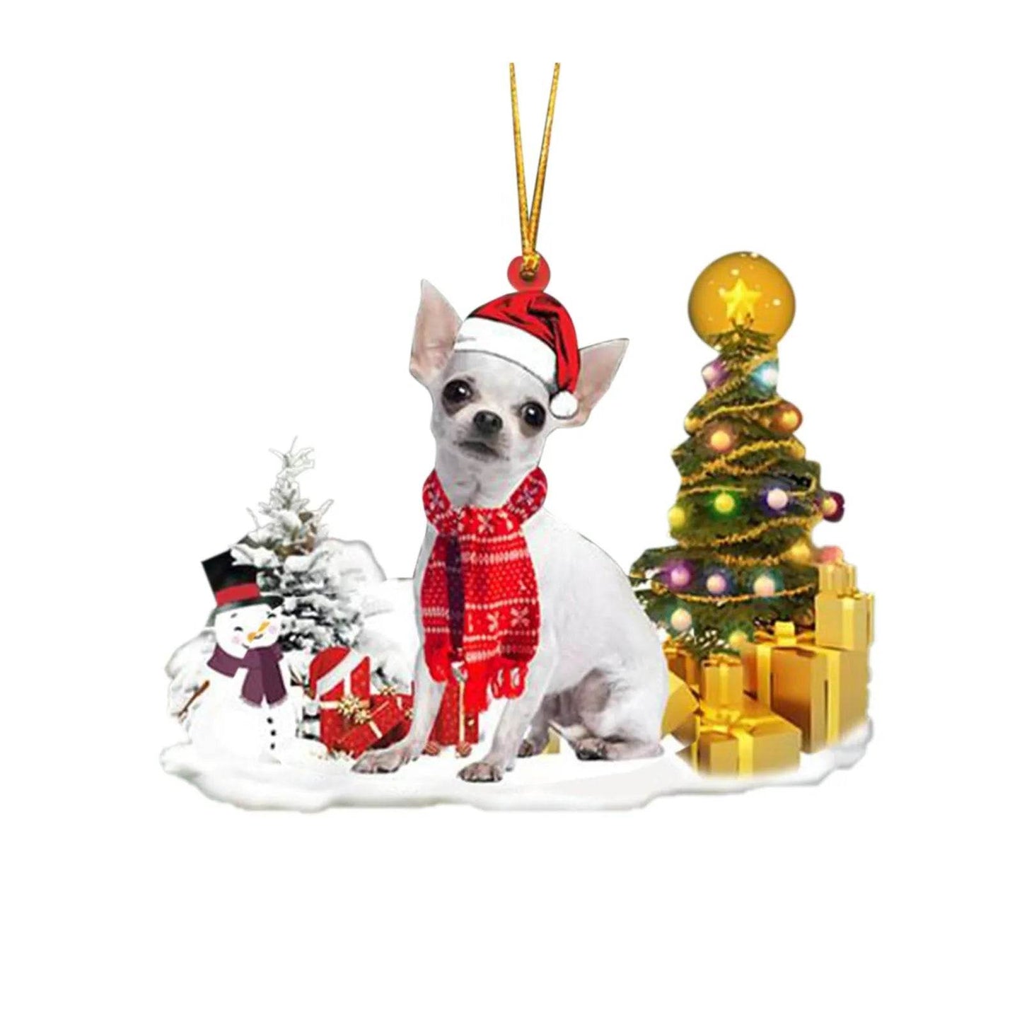 Christmas Family Puppies Decorate Trees With Lights - Velora