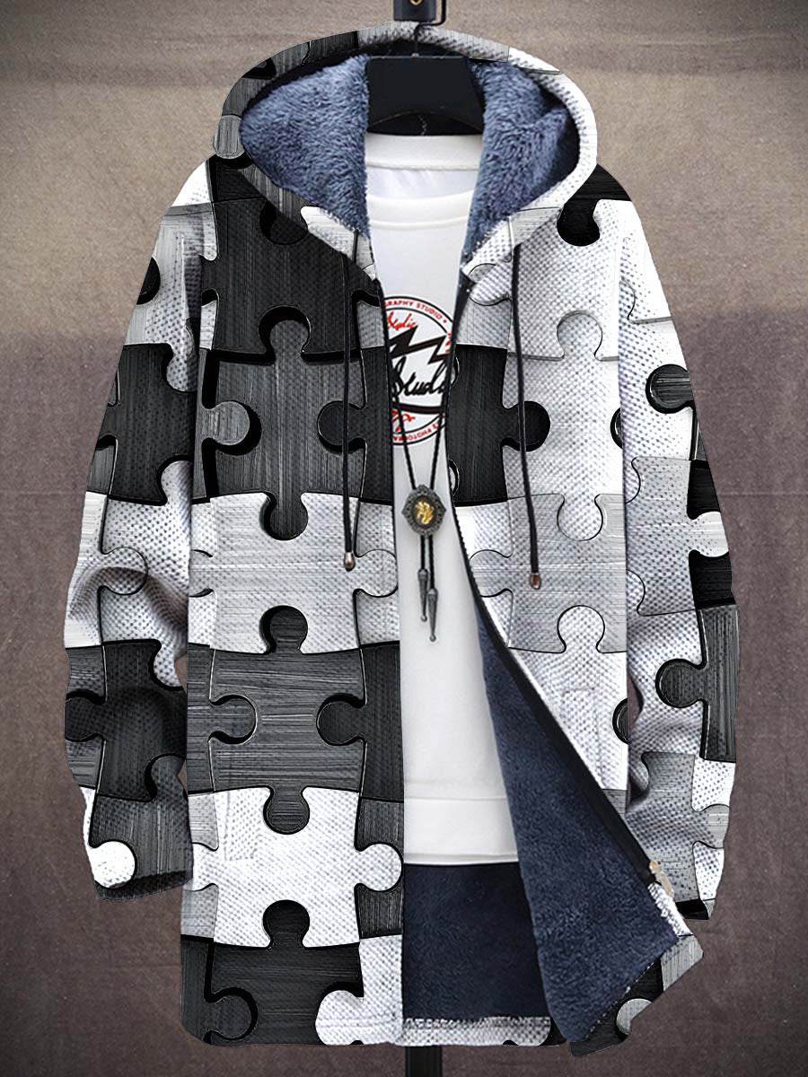 Men's Zipper Hooded Cardigan Cotton-padded Jacket - Velora