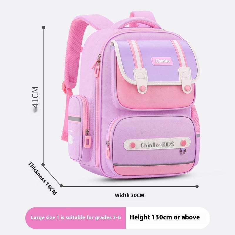Primary School Schoolbag Grade Super Lightweight Large Capacity - Velora